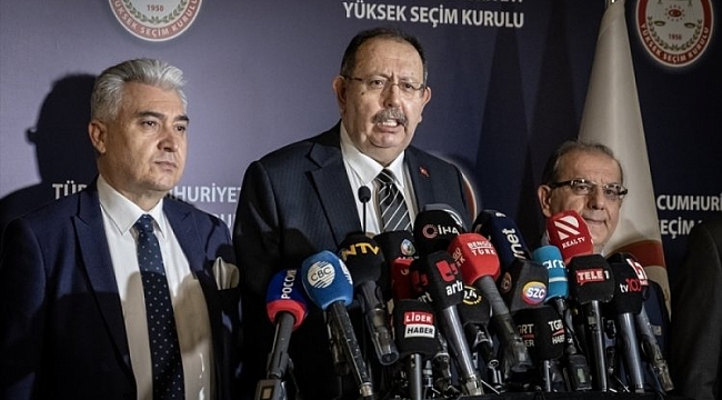 YSK resmi olarak açıkladı: Erdoğan 13.Cumhurbaşkanı