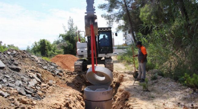 ASAT’tan Manavgat’ta kanalizasyon çalışması