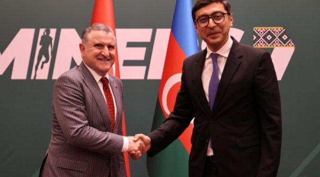 Bakan Osman Aşkın Bak Bakü'de
