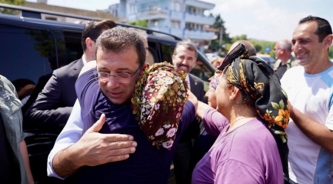 Bayramı depremin vurduğu Hatay'da karşıladı