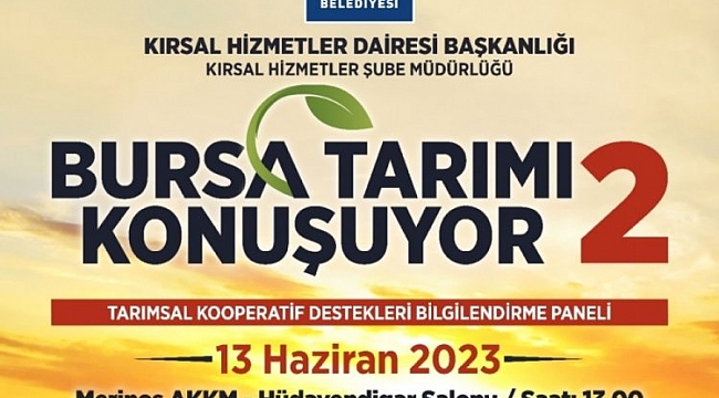 Bursa'da 'Bursa Tarımı Konuşuyor' programı