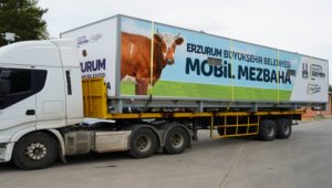 Erzurum'dan Adıyaman'a mobil mezbaha