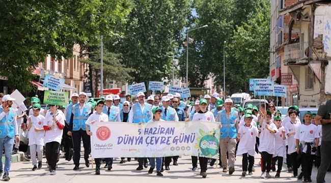 Gürsu'da çevre yürüyüşü yapıldı