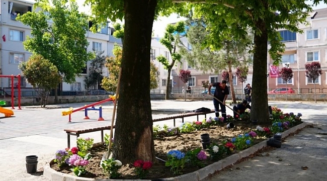 Gürsu'nun parkları yaza hazır