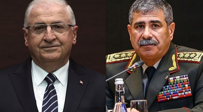 Hasanov, Milli Savunma Bakanı Güler'i kutladı