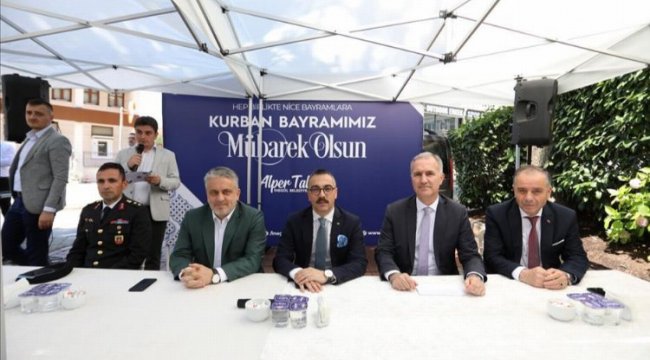 İnegöl protokolünden bayramlaşma töreni
