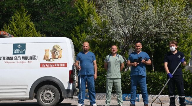 Karabağlar’da kurban yakalama timi iş başında