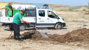 Kocaeli'de kurban pazar yerleri ilaçlanıyor