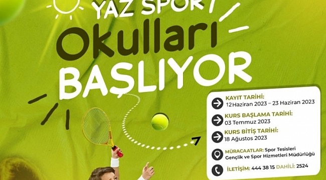 Mustafakemalpaşa'da yaz spor okulları başlıyor