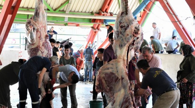 Osmangazi'de hijyenik kurban kesimi
