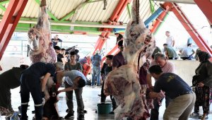 Osmangazi'de hijyenik kurban kesimi