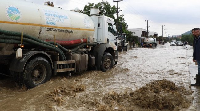Sakarya'da 'su taşkını' raporu