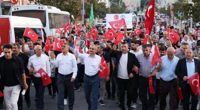 15 Temmuz kahramanları Çayırova'da anıldı
