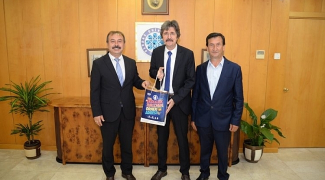 Başkan Ataş, UÜ Rektörü Yılmaz'ı ziyaret etti