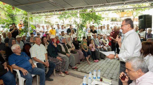 Başkan Seçer Erdemli halkıyla buluştu