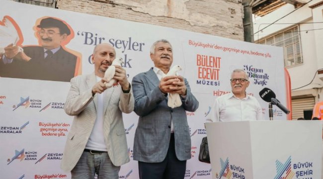 Bülent Ecevit’in anıları Adana’da yaşayacak