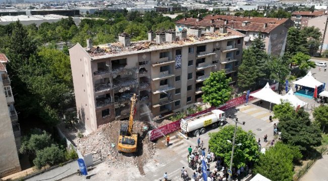 Bursa 1050 Konutlar'da dönüşüm 'resmen' başladı