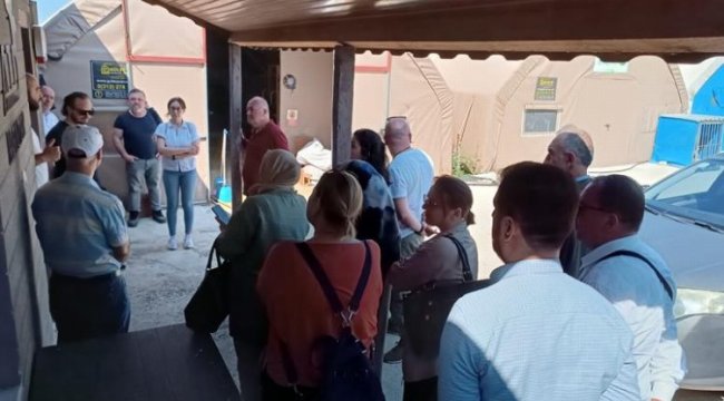 Bursa'da mantar yetiştiricileri kursiyerlerine teknik gezi