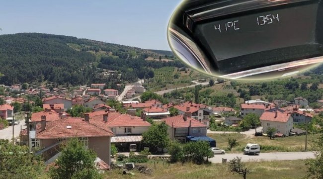 Bursa'nın dağ ilçelerinde sıcaklıklar rekor seviyeye çıktı