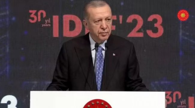 Cumhurbaşkanı Erdoğan: İDEF yine sektöre damgasını vurdu