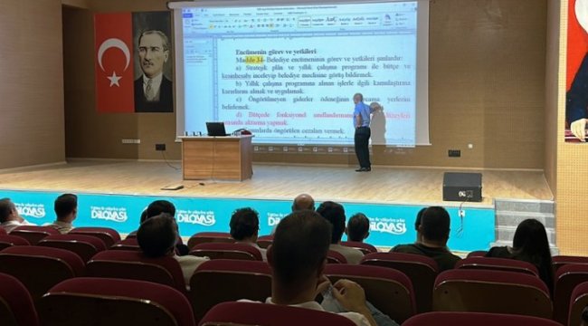 Dilovası Belediyesi'nde personele hizmet içi eğitim
