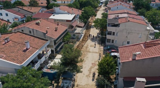Erikli’de yol yapım çalışmaları başladı