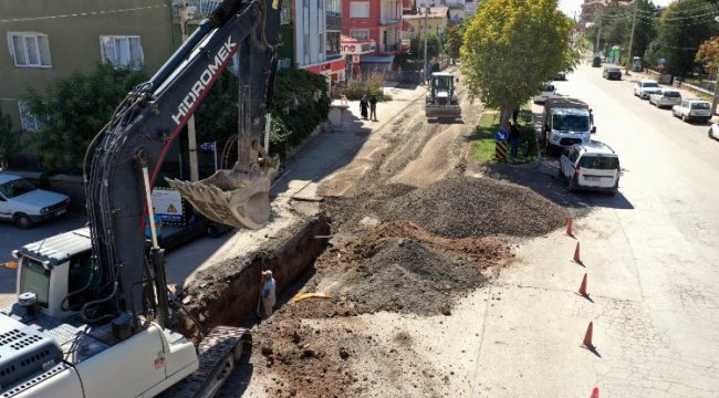 Fethiye Caddesi ve İstiklal Caddesi alt yapıda sınıfı geçti!