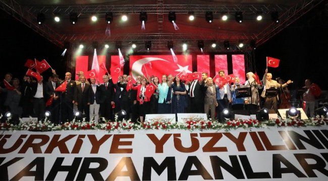Gazi şehir yine tek yürek oldu