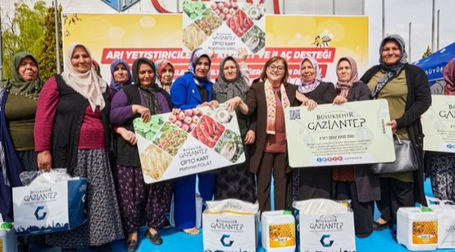 Gaziantep'te çiftçilere tam destek