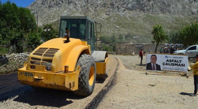 Günnercik yayla yolu asfaltlıyor