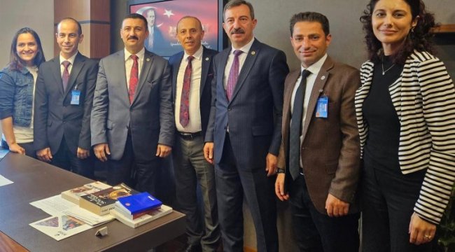 İYİ Partili Milletvekili Türkoğlu TÜSÇAD'ı kabul etti