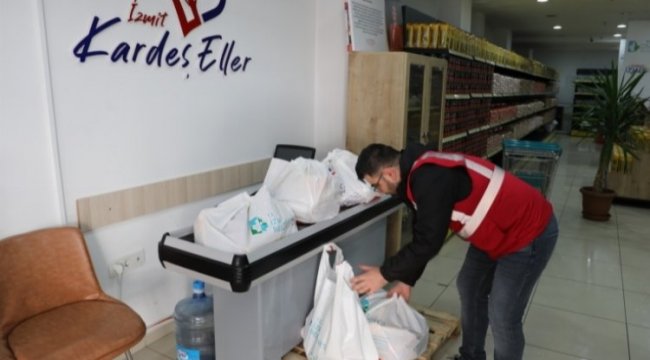 İzmit'te Gıda Bankası ve Aşevi'nde bağışlara devam