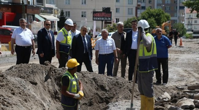 KASKİ'den Melikgazi'de altyapı çalışması