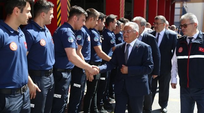 Kayseri Büyükşehir İtfaiyesi takviyelerle güçleniyor