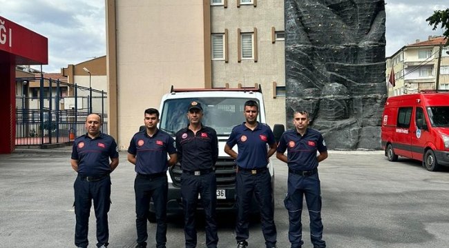 Kayseri itfaiyesi sel mağdurlarının yanında