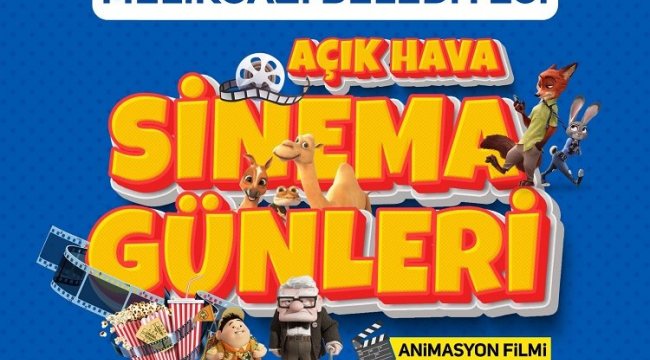 Kayseri Melikgazi'de açık hava sinema günleri başlıyor