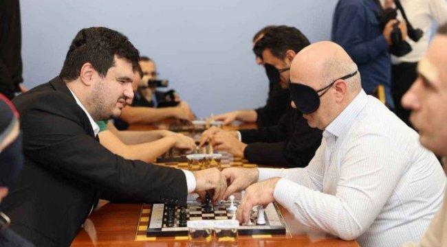 Kocaeli'de görme engelliler satranç turnuvasına hazırlanıyor