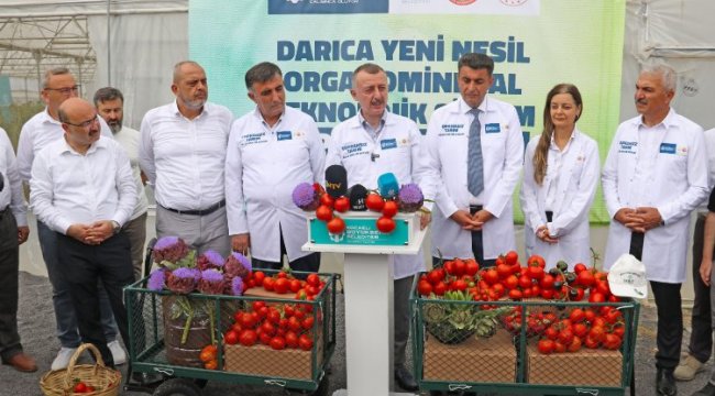 Kocaeli’de sebze ve meyveler topraksız tarımla yetiştiriliyor