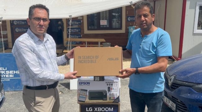 Kocaelili öğrencilerin ödülleri Hatay’daki kardeşlerine ulaştı