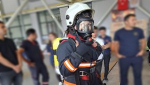 Malatya İtfaiyesi'nden uygulamalı eğitim