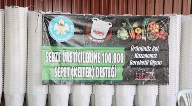 Manisa'da üreticiye sepet desteğine devam