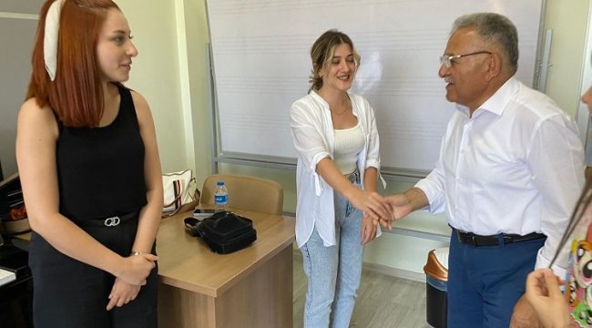 Memduh Büyükkılıç KAYMEK öğrencileriyle buluştu