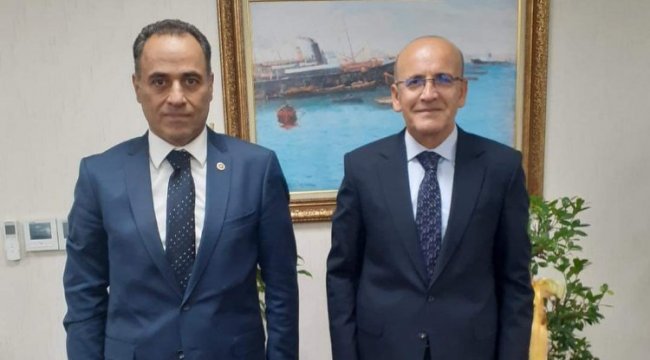 Muhammed Adak, Şimşek ile Mardin yatırımlarını görüştü