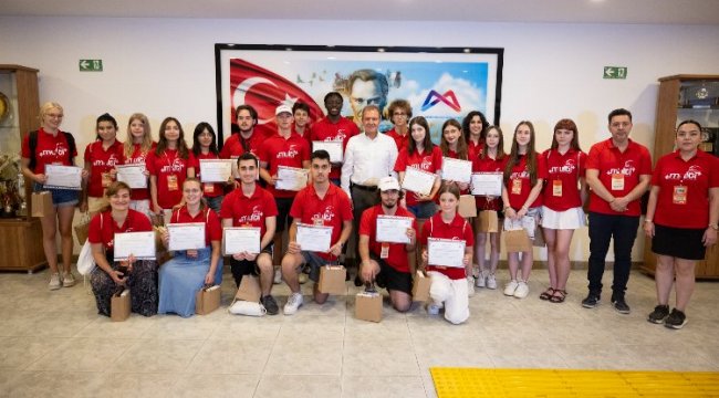 Oberhausen’li öğrencilerden Seçer’e ziyaret