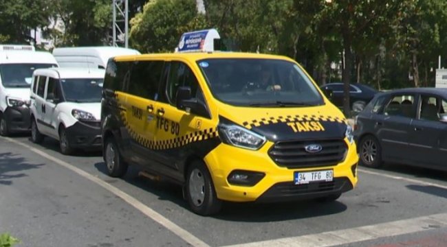 Yeni taksiler İstanbul sokaklarında