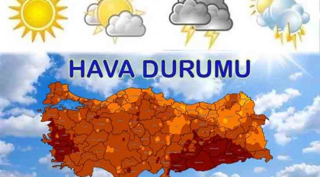 Yurtta bugün hava nasıl olacak?