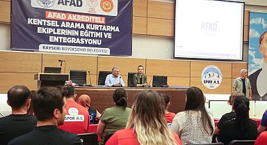 AFAD'dan Kayseri'de eğitim ve seminer
