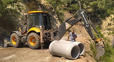 Alanya Taşatan grup yolunda bakım onarım