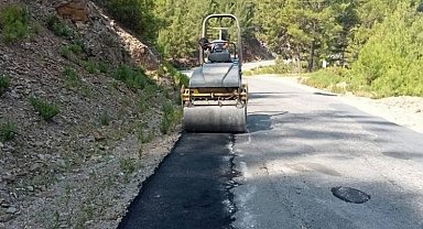 Alanya'da yayla yollarına bakım onarım