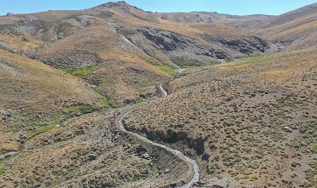 Asırlık kanal suyla buluştu